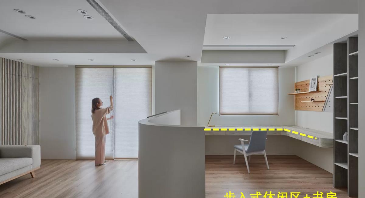 |电视墙砍掉一半,效果出其不意,3个功能丰富多样,任谁看了都夸