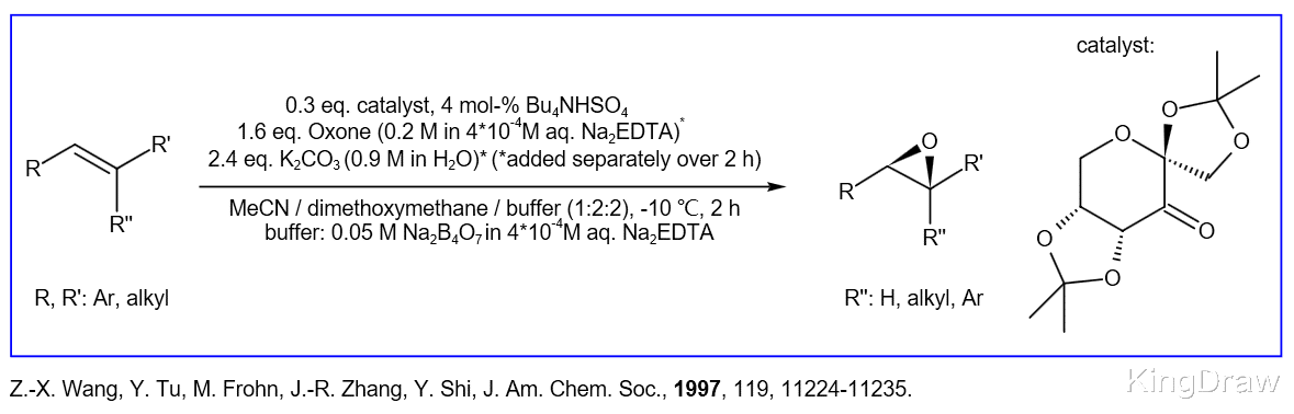 旅行 有机人名反应——史氏环氧化反应（Shi Epoxidation）