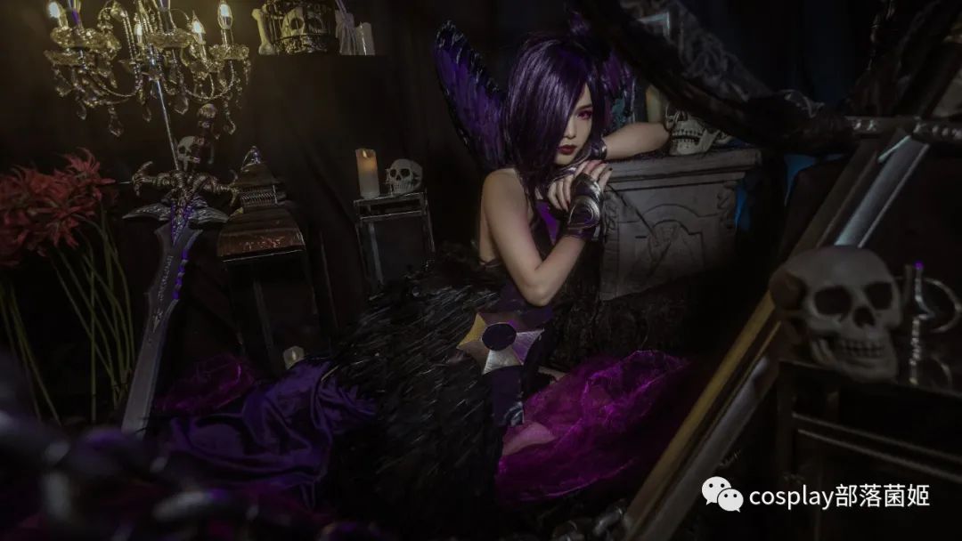 |cos：英雄聯盟莫甘娜原皮cos正片@嘟嚕嚕