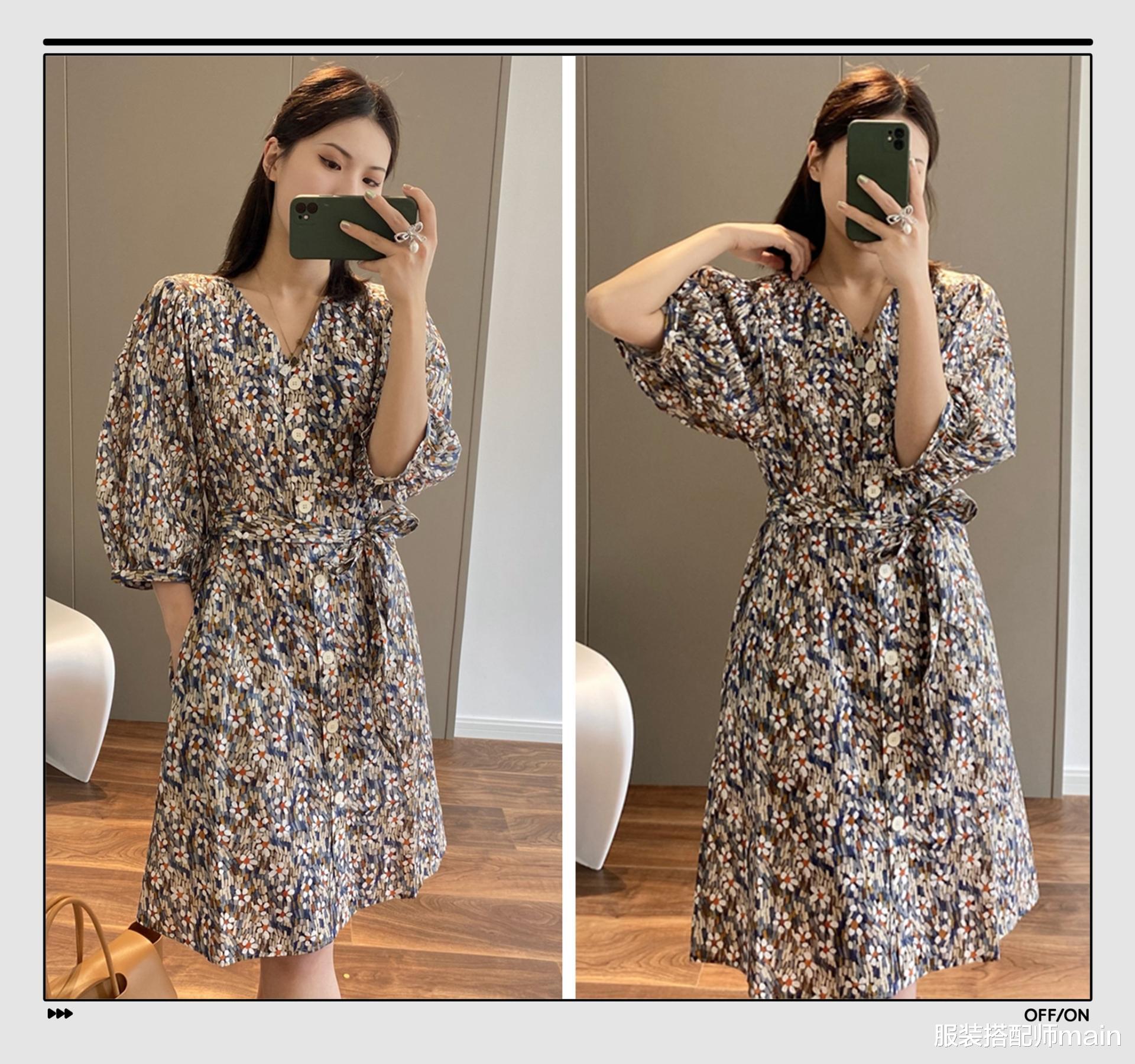 服装搭配师main|早秋穿搭没灵感?试试今年流行的“连衣裙+平底鞋”,减龄又显瘦