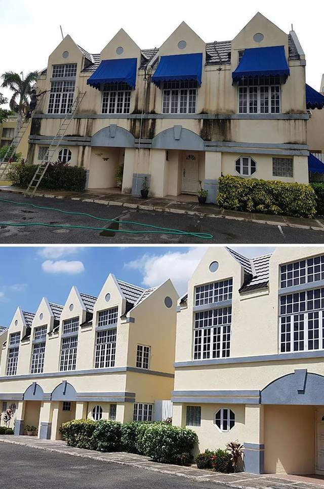 微趣图|30个高压水枪清洗物品前后对比图,水的力量太可怕