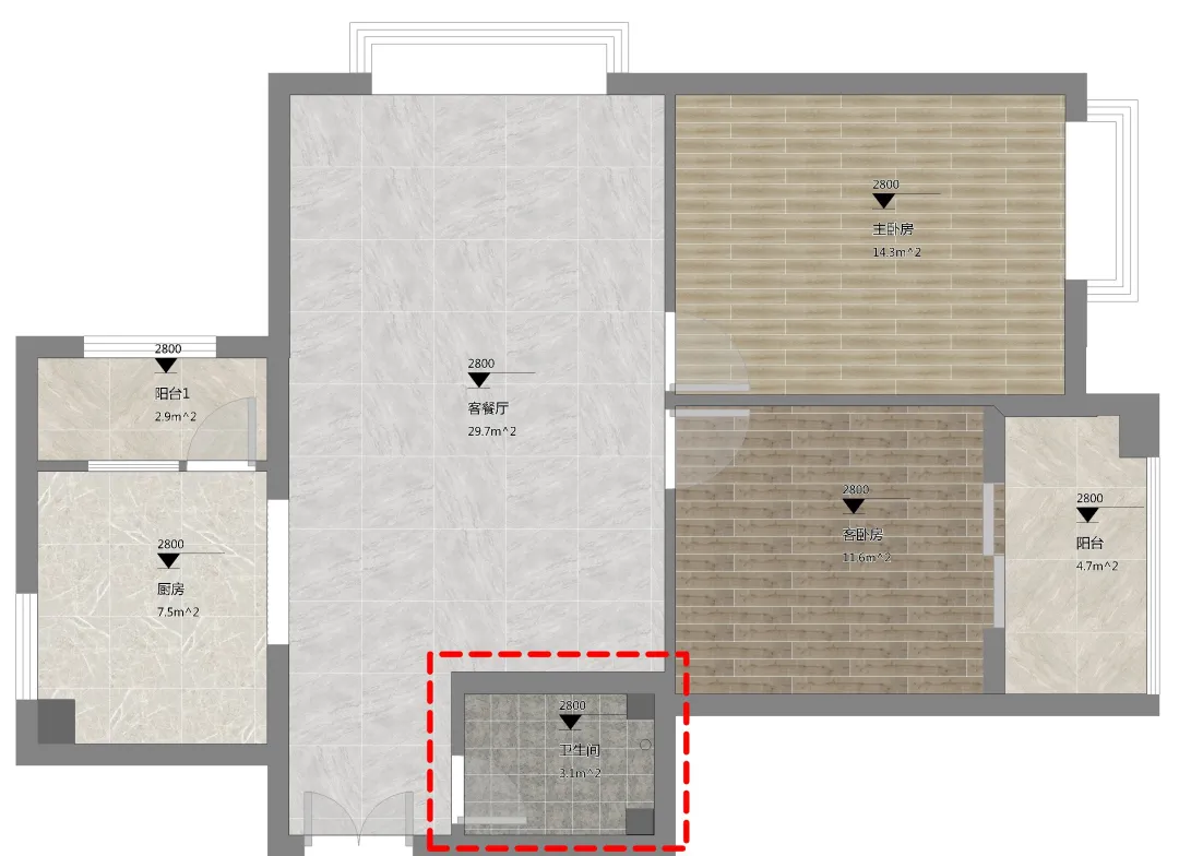 小卫生间就不配干湿分离?我偏不信,装好后邻居惊呼服气!