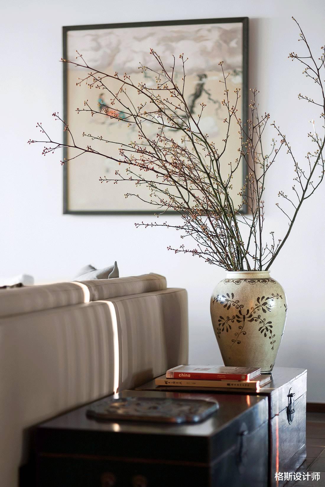 格斯设计师|230平米新中式大宅,全屋充满东方韵味,透着淡淡的禅味