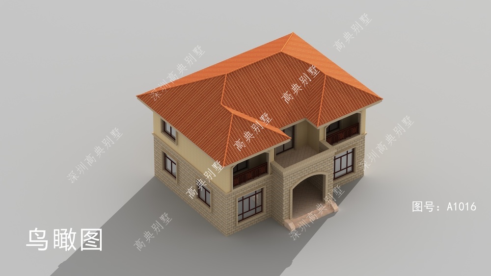 这款两层欧式别墅,外观明亮不张扬,建栋独树一帜。