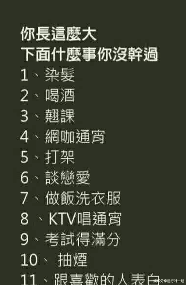 防晒 你长这么大,下面啥事你没干过?来选选看