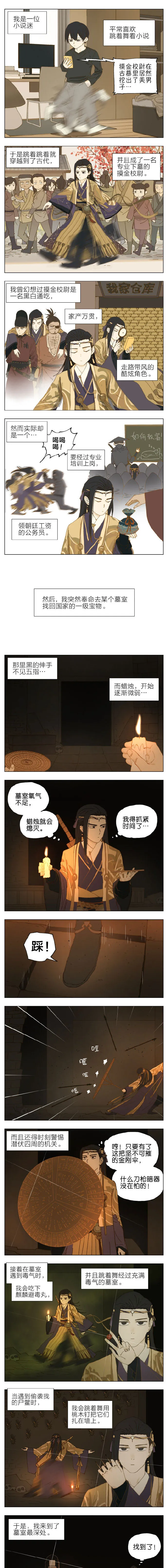 |漫画 穿越的盗墓者