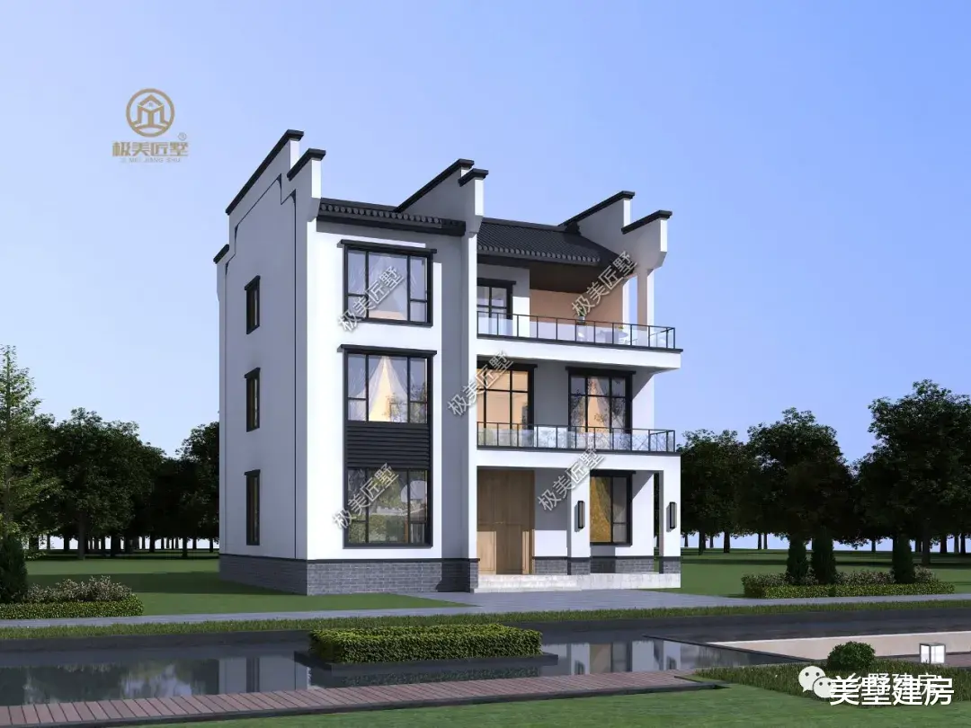 农村建房怎么选?徽派风格来一栋,喜欢快收藏