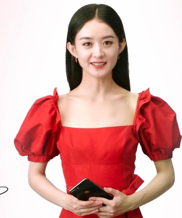 赵丽颖|赵丽颖pad腰真长见识了，这么紧裙子还系个腰带：这辈子不配拥有