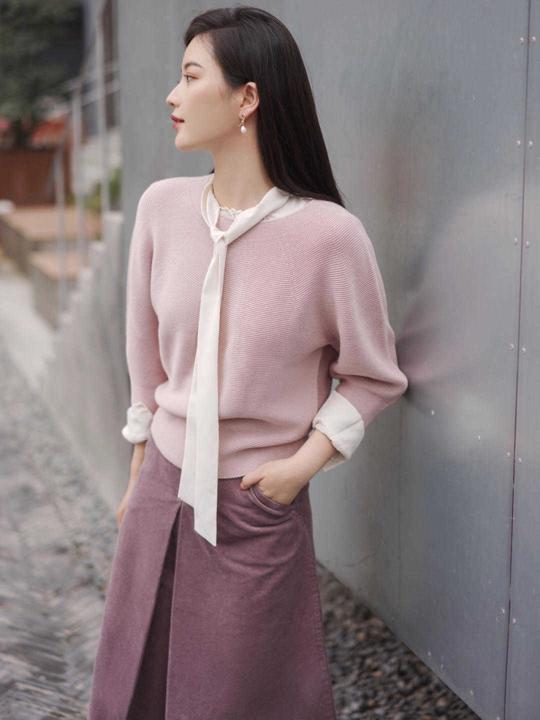 颜红橙|挑来挑去,还是“粉色”甜美减龄,这样搭配温柔又有少女感