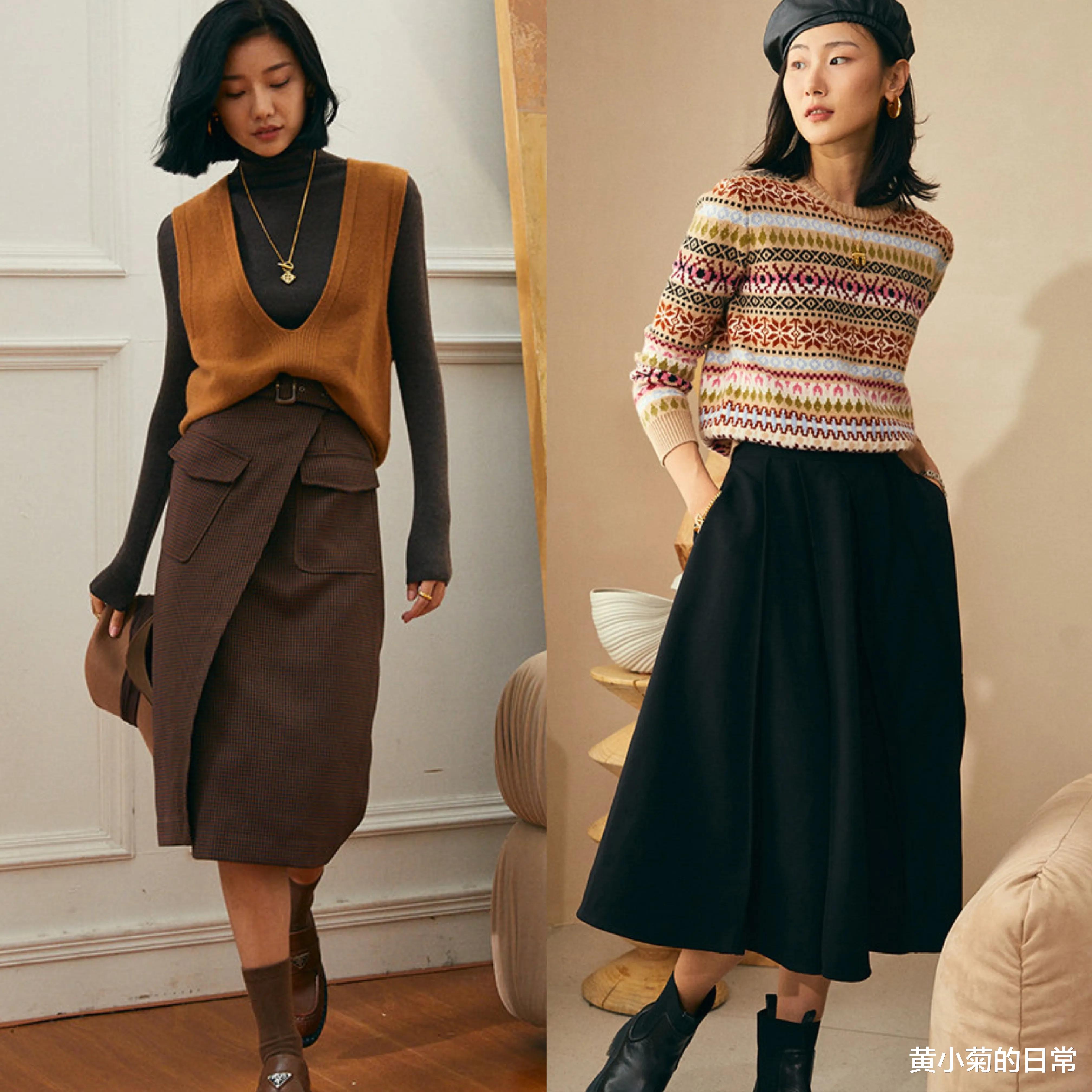 黄小菊的日常 下个月立冬，会打扮女人就备这几套，优雅减龄，美得天天不重样