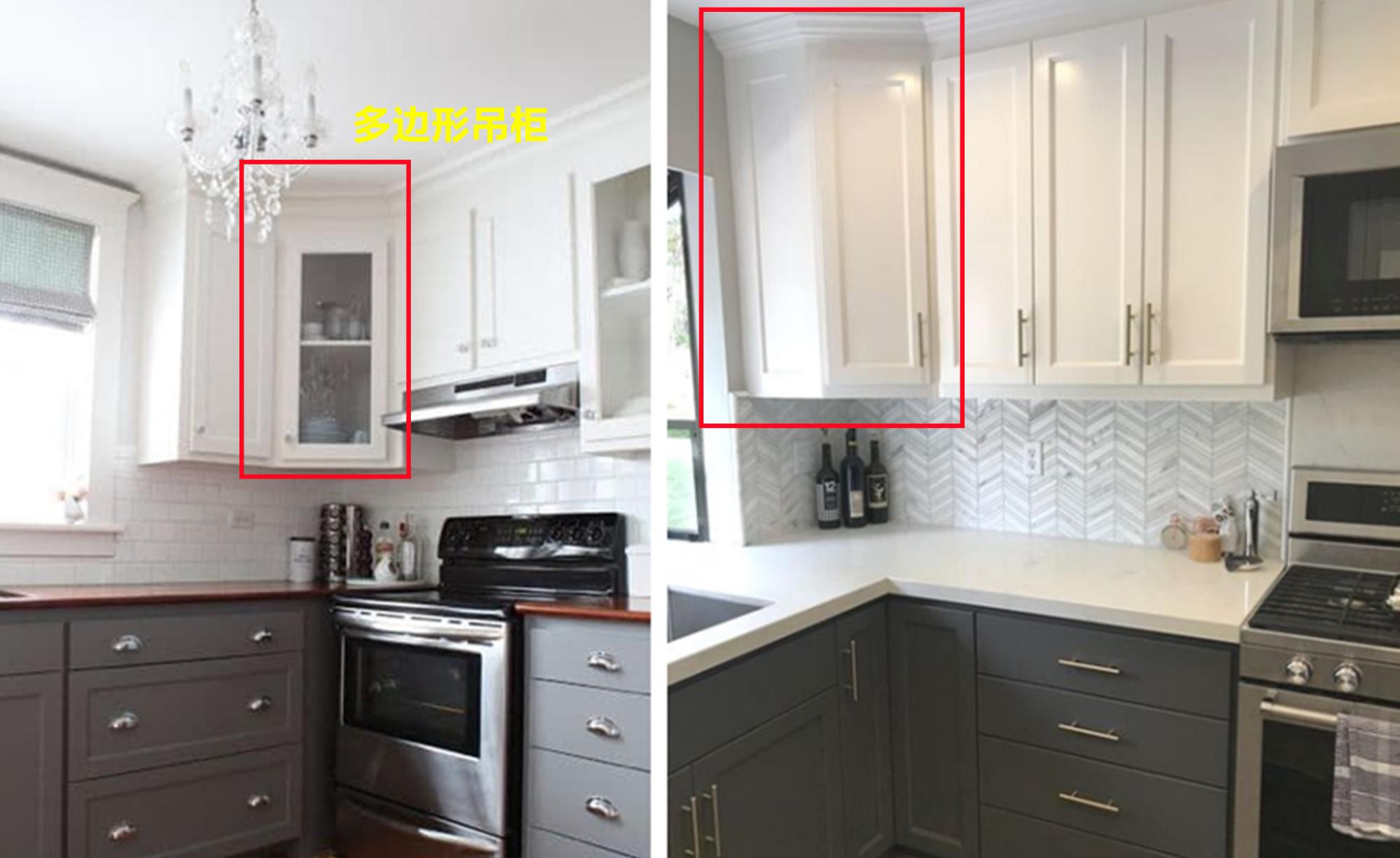 亏大了!但凡你利用好吊柜转角这块,厨房最少能再多2㎡收纳