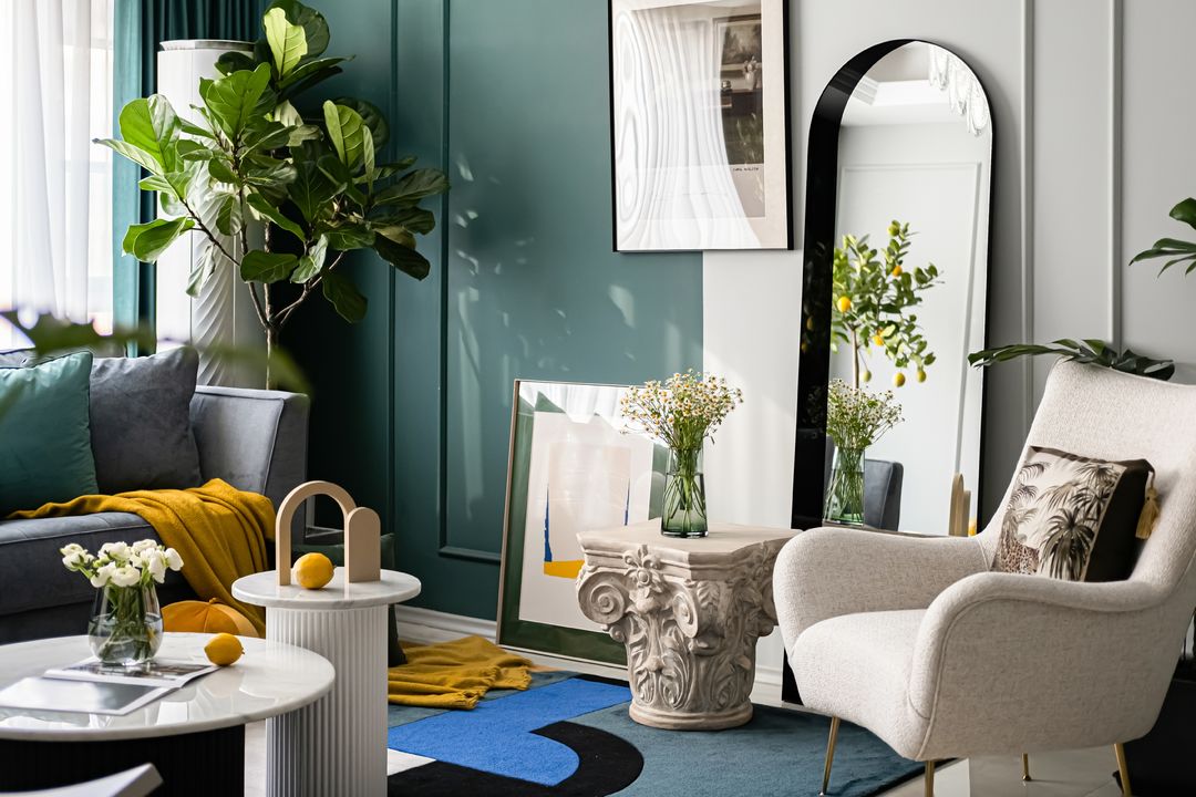 |小夫妻的轻奢复古四居，轻装修重装饰，时尚优雅又文艺，好羡慕