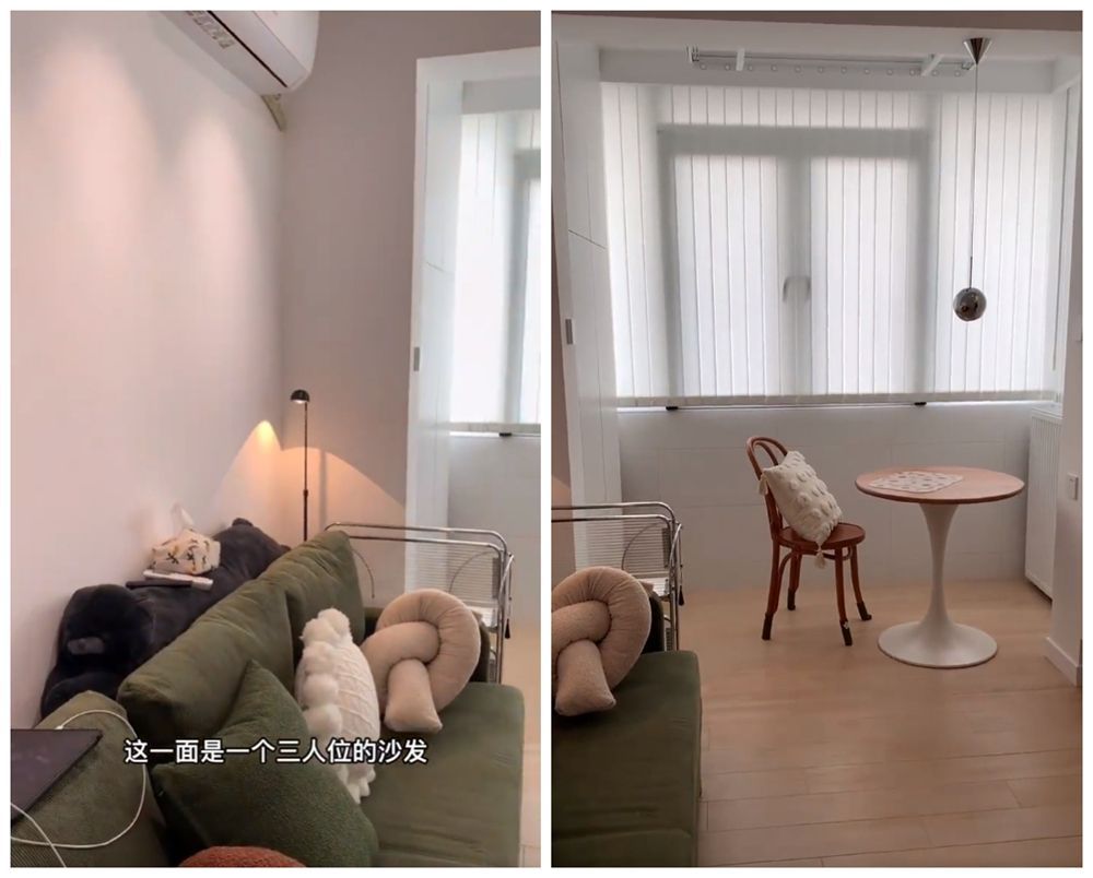 上海夫妻俩的37㎡一居室,蜗居虽小五脏俱全,网友:太牛了