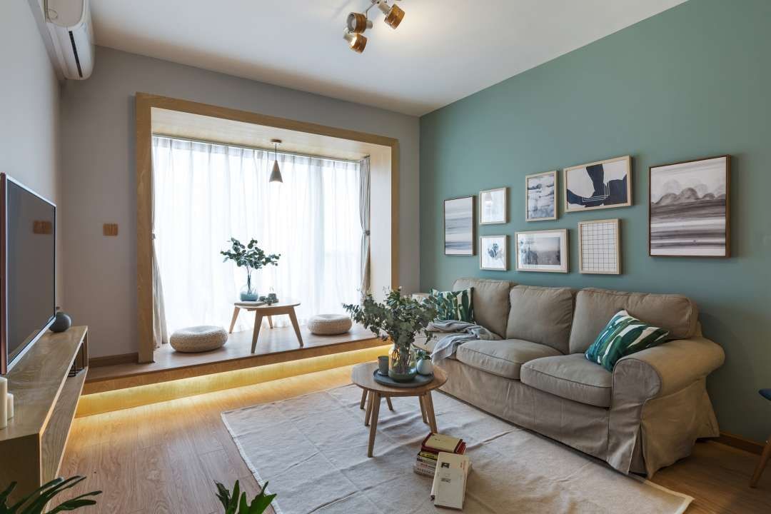 |民宿风的一居室,以清新舒适为基调,每天都像是在度假