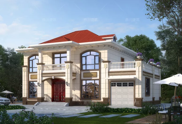 5款带车库二层农村别墅，经济舒适实用户型，农村建房大热户型