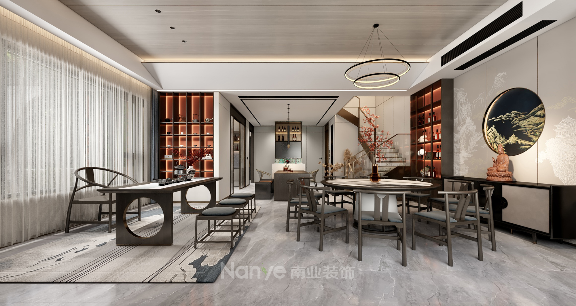 600㎡别墅装修 | 新中式风格