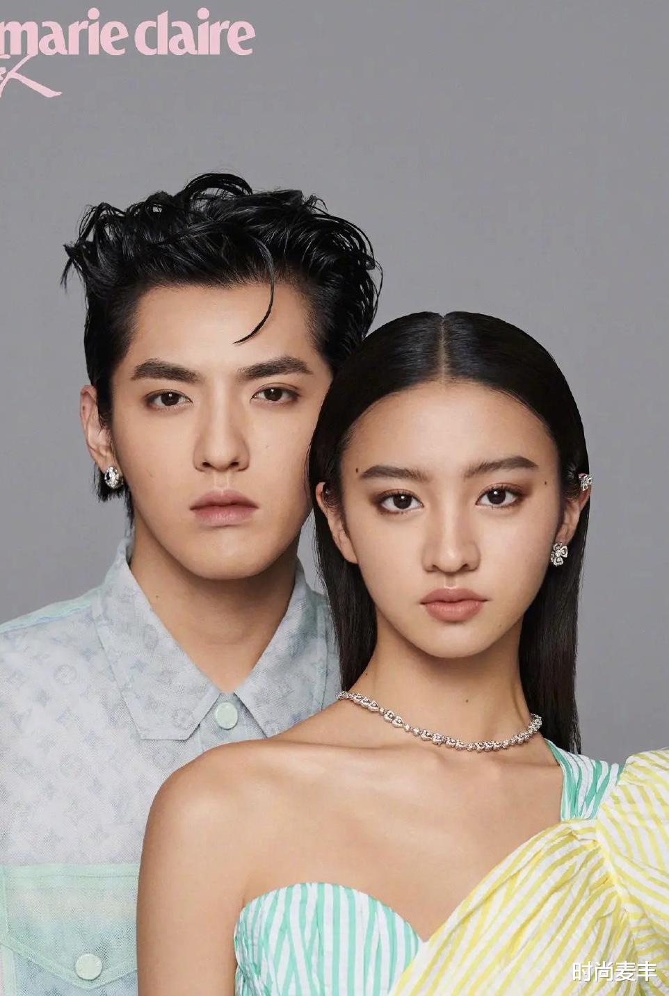 时尚麦丰|吴亦凡与木村拓哉女儿登杂志封面，发现俩人还挺像，脸蛋精致圆润