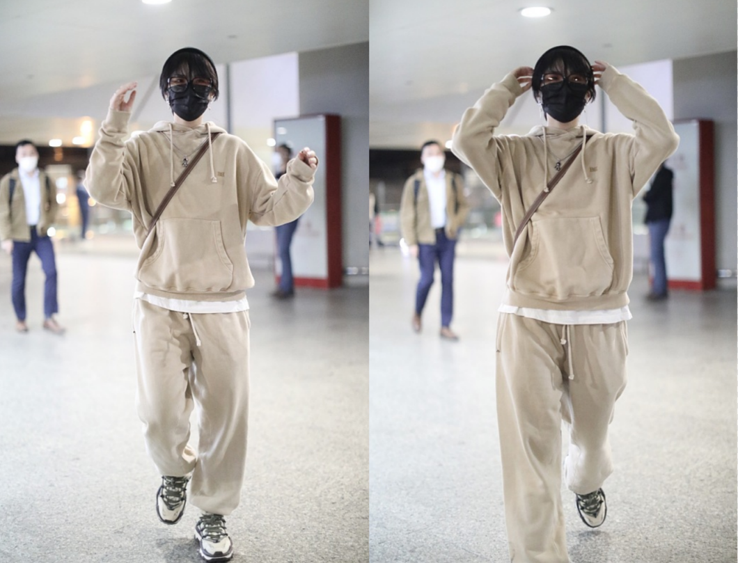 穿衣搭配 孟晚舟妹妹的打扮越来越“男性化”了,穿一身黑配短发,像帅小伙