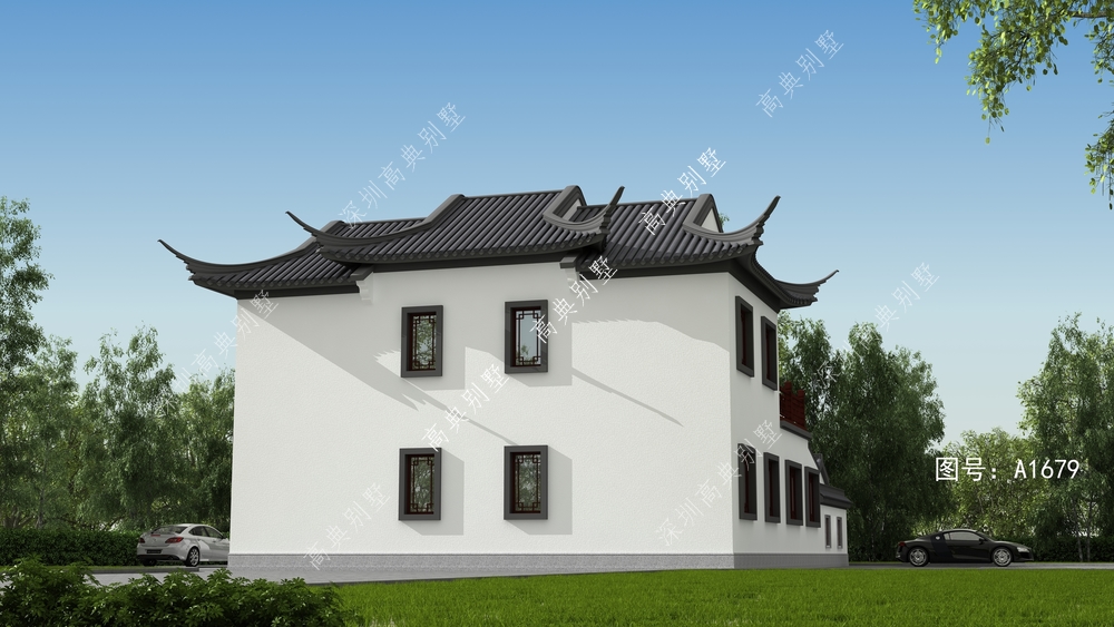 土地财政|经典的中式别墅，非常适合农村家庭，赶快回家建一栋。