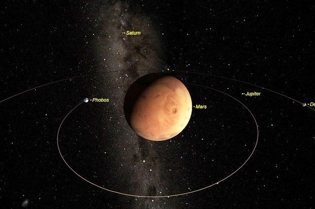 如果火星靠近了地球 那会发生什么?场面或很壮观