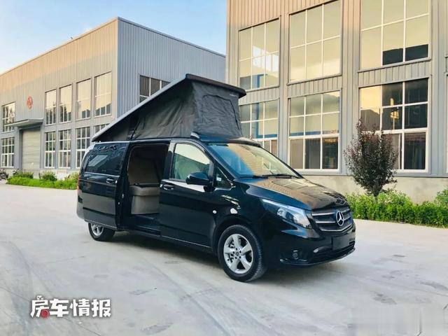 房车|40多万的奔驰房车，商务居住可两用，车顶设计风靡全球满足4口住