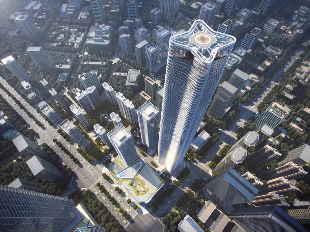 别墅|428米！昆明第一高“绿地东南亚中心”公示，建筑呈现“花”形