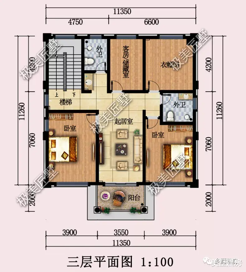 三层简欧风格别墅，布局舒适，户型大气漂亮豪宅既视感爆棚