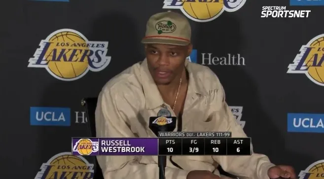 海口 完了！湖人要交易威少？三场20次失误！他活该成NBA流浪汉