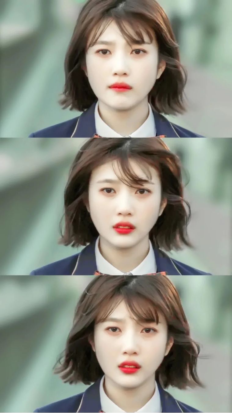 奶昔|清新少女感“初恋短发”，不用打理都超甜