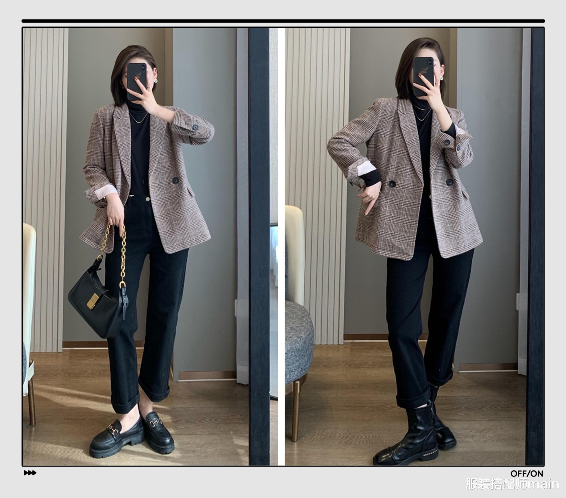 西装|秋天上班通勤穿搭没灵感？分享8套西装Look，干练又优雅