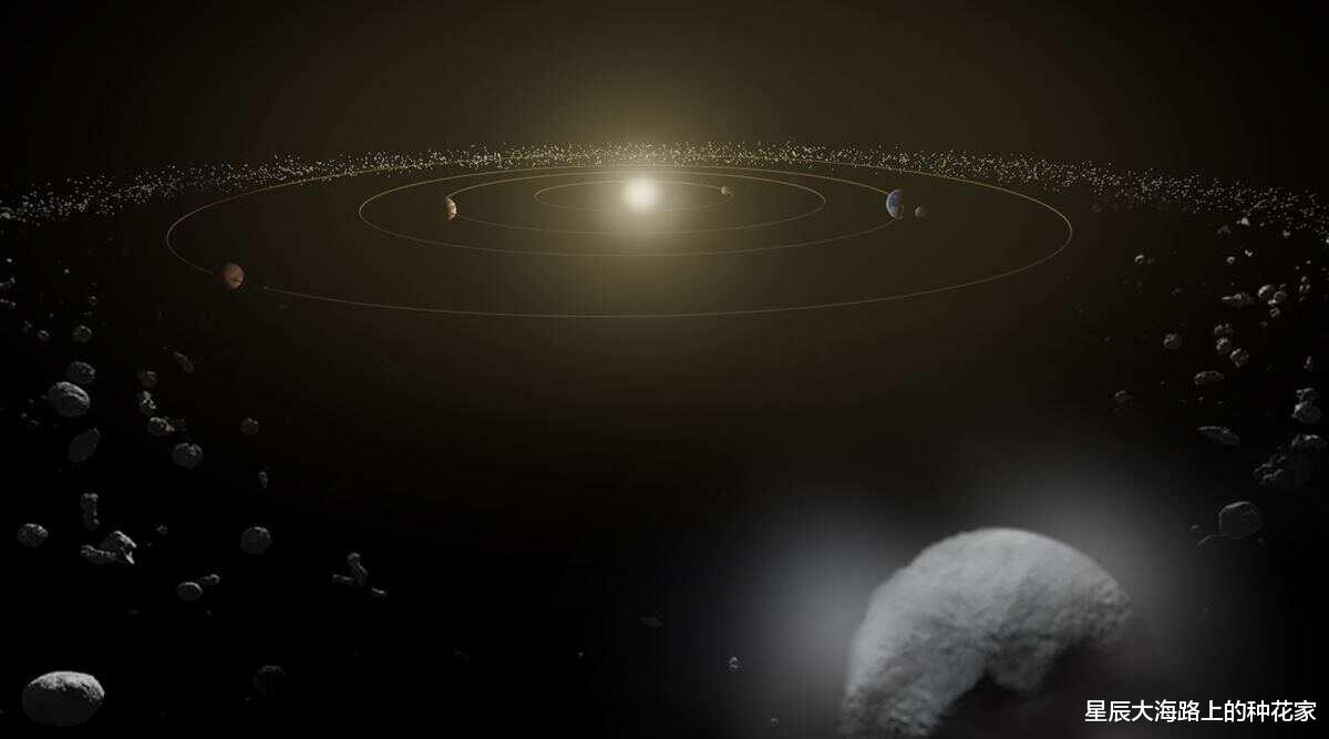 北斗导航 科学家发现不该在小行星带的天体：两颗红色小行星，直径112千米