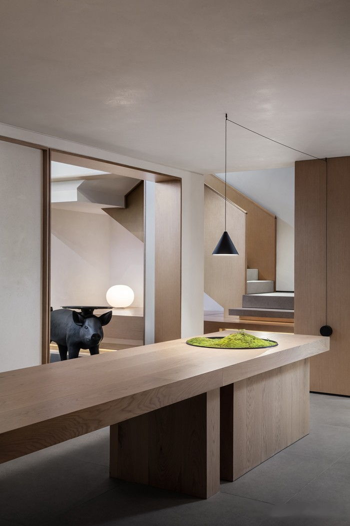 |极简风格的日系豪宅，沉稳，冷静