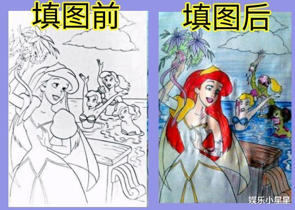 娱乐小星星|给动漫角色上色后对比，太惊艳了吧，不过画风明显不对劲！