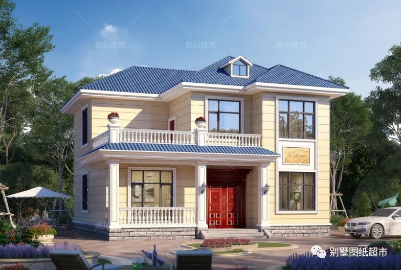 农村盖房选什么户型最合适?4套经典二层别墅设计,适合农村人