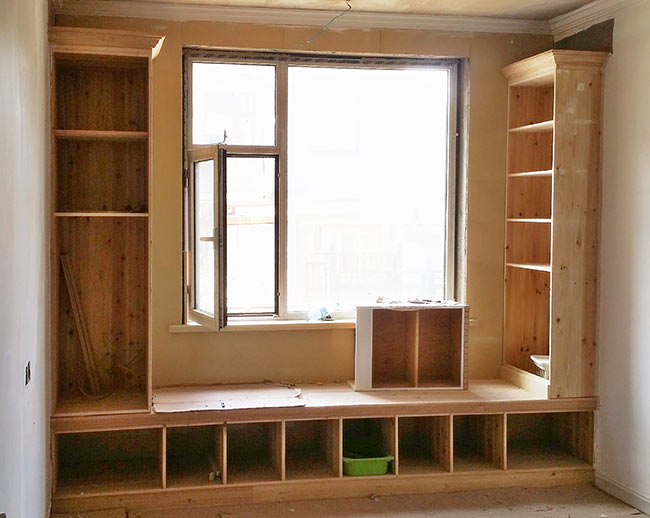 木工|女网友辛苦装修路，橱柜都是木工做的省钱，真的很用心很漂亮