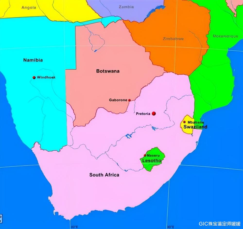 GIC珠宝鉴定师媛媛|一个名不见经传的非洲小国，却发现910克拉世界级巨钻，真是神奇