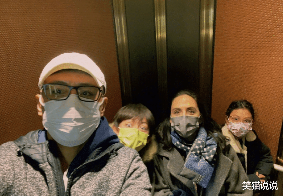 刘烨|刘烨晒全家福为妻子庆生好甜蜜，诺一近态曝光，11岁已高至父亲肩膀！