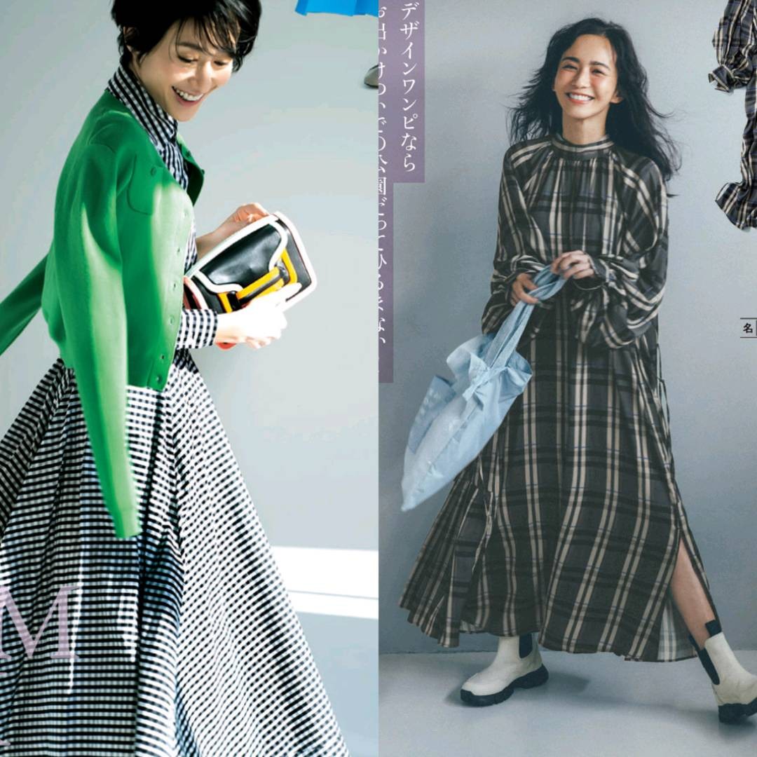 静静时尚达人|40+女人的“格子元素”高级穿法：这么搭配挺潮流，吸睛度max
