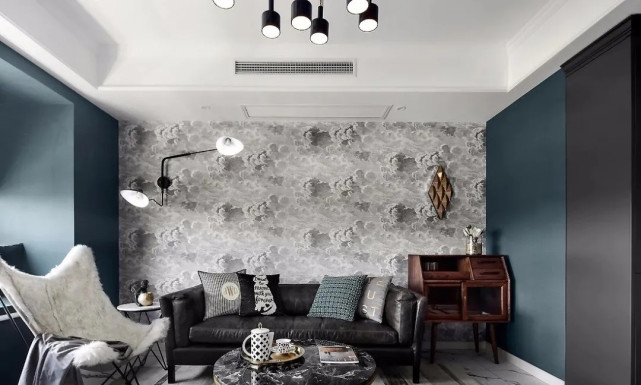 航天|130平轻奢风三居室，一明一暗之间带来丰富的内涵