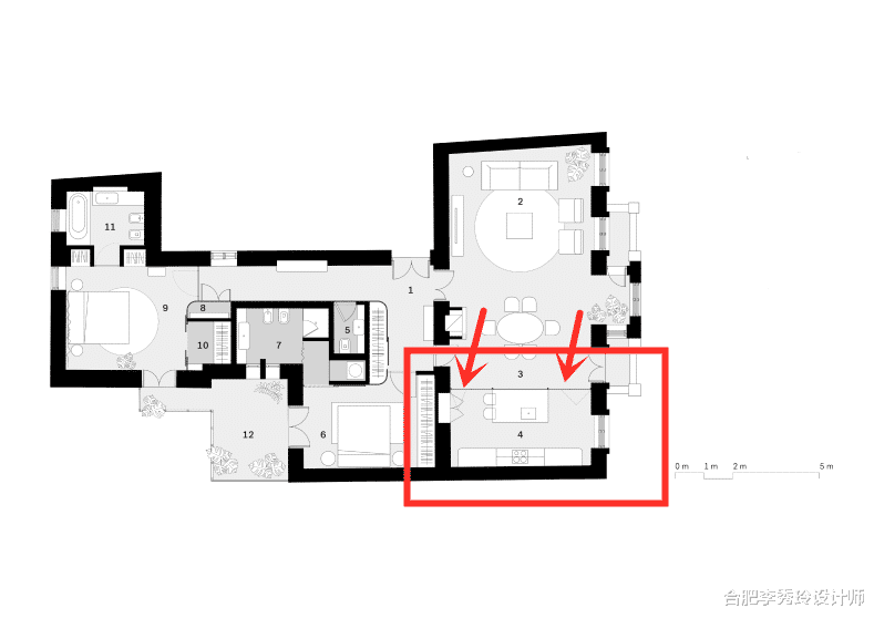 双动线的厨房到底有多香?与“双厅”连通不用绕圈,下厨事半功倍
