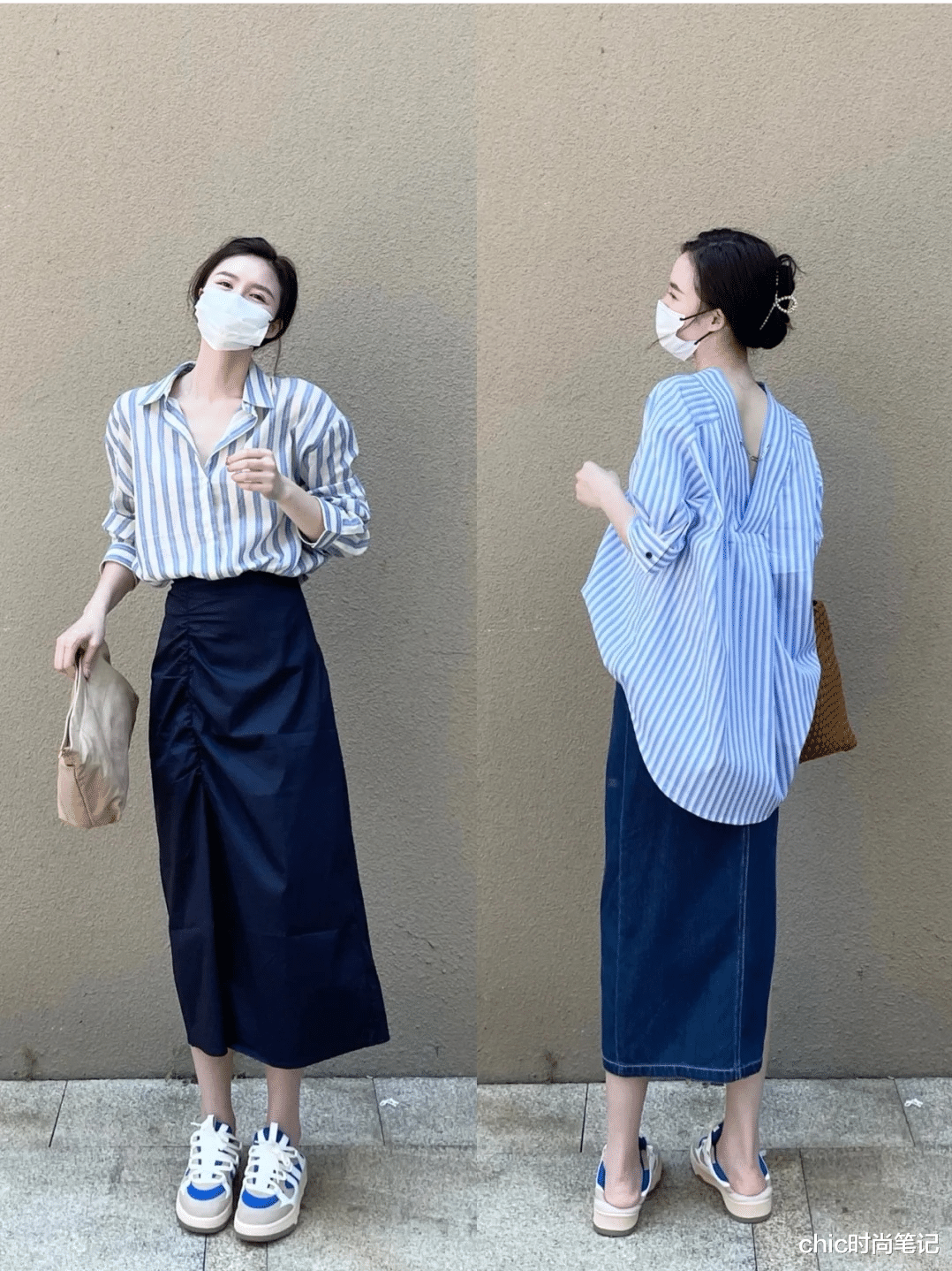 chic时尚笔记|夏日酷帅辣妹的搭配，黑白简约显身材，西装小层次气质感
