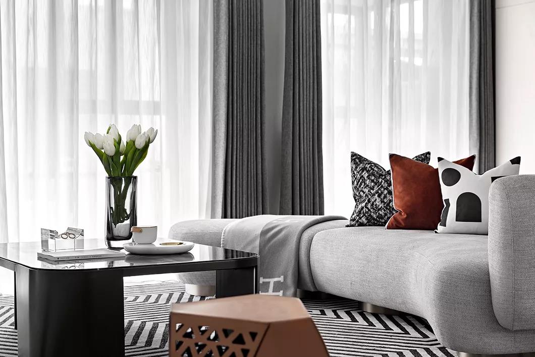 |136㎡精装房软装，时尚个性，简约美！