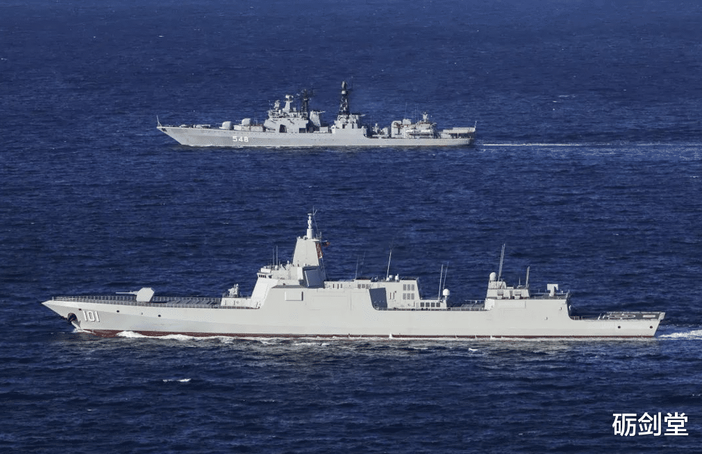驱逐舰|“海上联合-2021演习”记录（上），老当益壮的无畏级驱逐舰