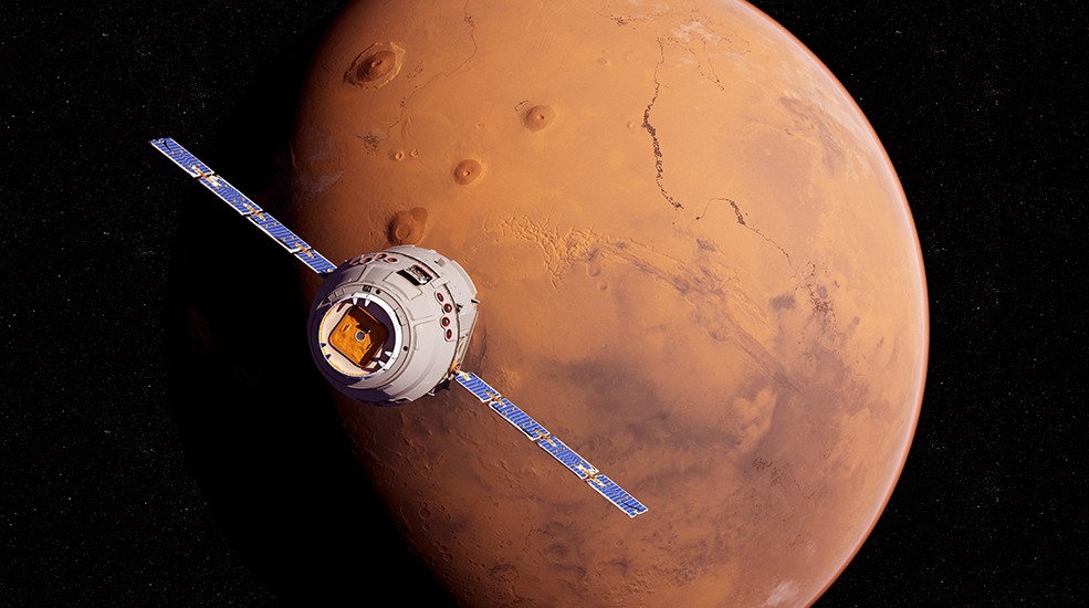 火星 祝融号火星漫游车进入“休眠期”，传回火星全景照片