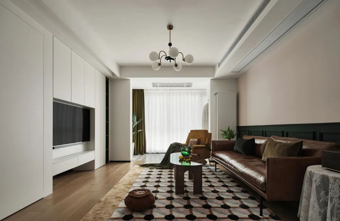 姐姐|85㎡小三居，复古与温暖怎么可以融合得这么的好看，太喜欢了！