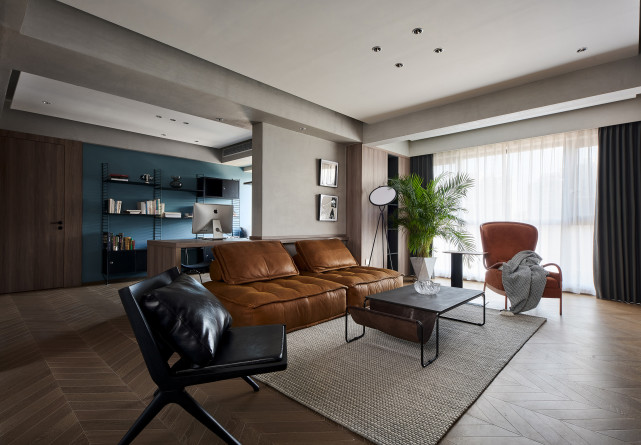 |120平三居室模糊厨房墙面和餐厅界限，做一个有餐厅的小户型