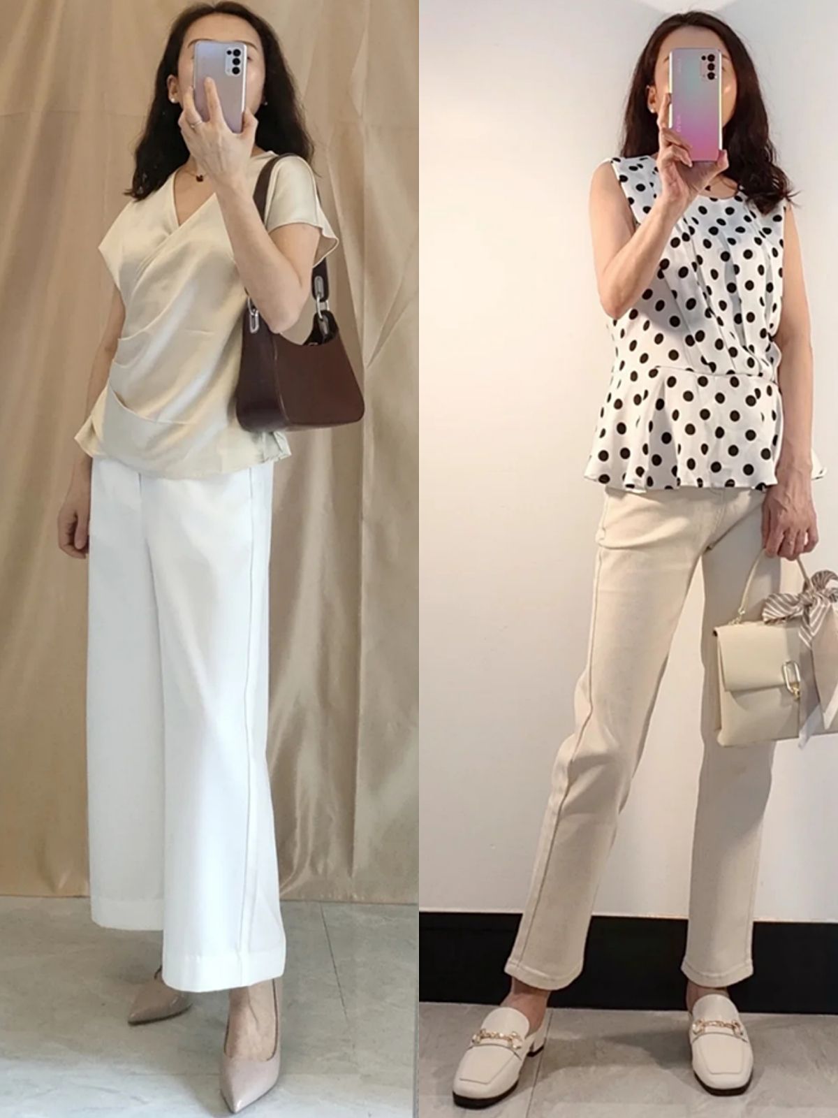 虎哥说衣不二|白裤子配什么上衣才优雅？夏季建议50岁女人配这几种，高级又大气