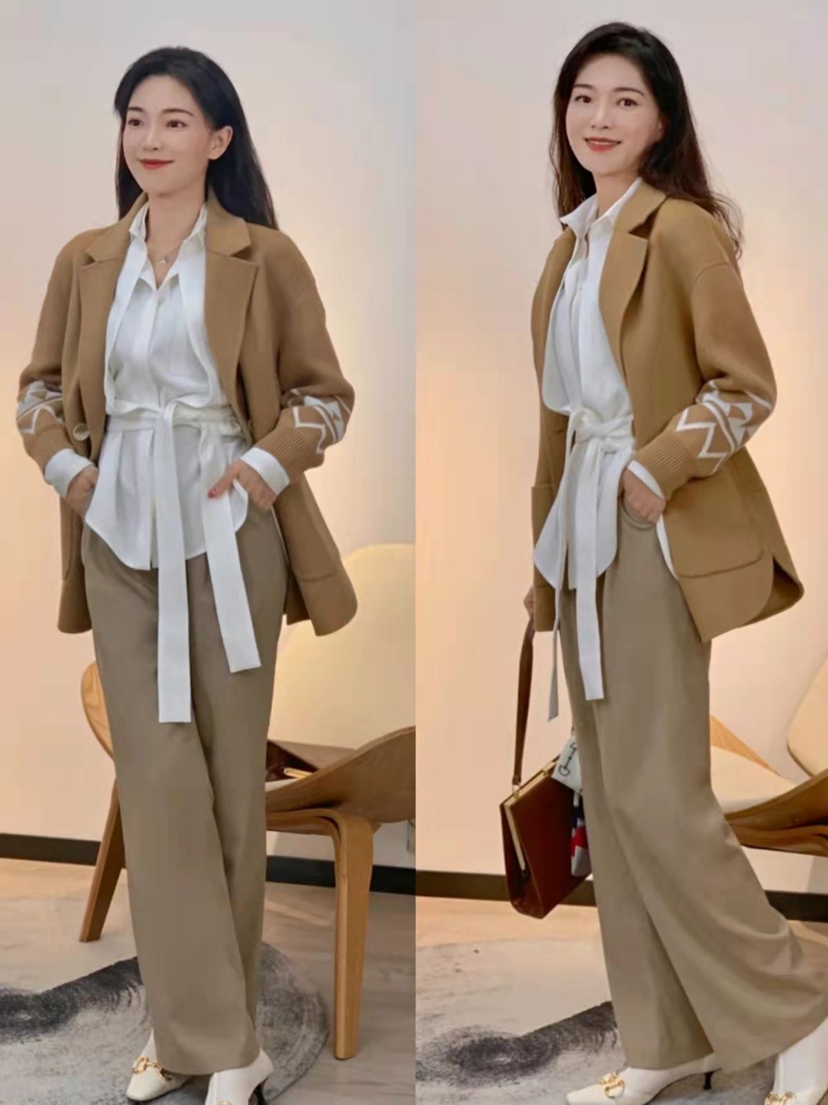 江南小蚂蚁 简单的搭配方式效果却出彩?照着几个穿搭套路来,秒变韩剧女主角