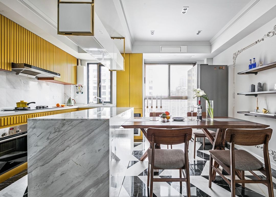 铲哥装修|80平的三居室，加入法式的浪漫元素，打造90后小夫妻喜欢的婚房