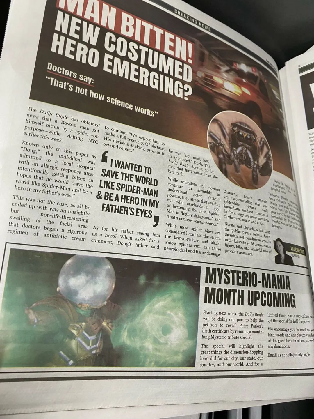 周杰伦|蜘蛛侠《号角日报》报亭出现在现实中，也太强了吧